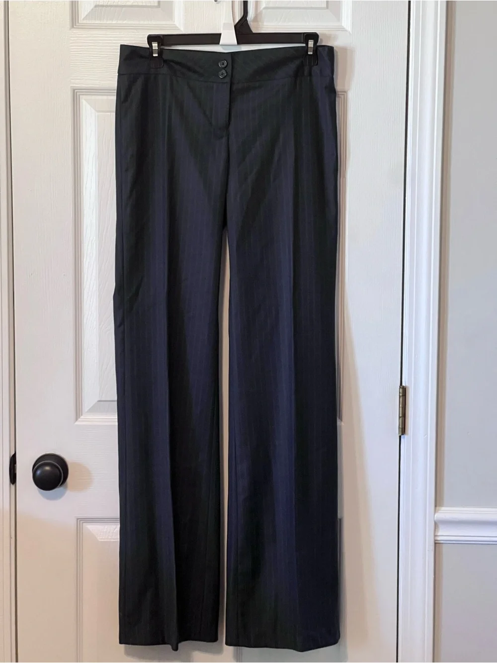 Kenneth Cole New York Womens 4 Vintage 2005 Pinstripe Pantsuit Blazer Trousers